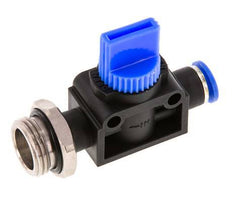 3/2-Wege-Absperr-Handventil 6 mm - G3/8'' Kunststoff/Messing Gewindeseitige Entlüftung