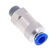 Push-In-Rückschlagventil 10mm & R3/8'' Außengewinde Aluminium 0,2-10bar (3-145psi) Gewinde-Schlauch