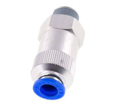 Push-In-Rückschlagventil 10mm & R3/8'' Außengewinde Aluminium 0,2-10bar (3-145psi) Gewinde-Schlauch