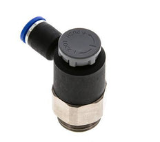 Durchflussregelventil Abgangswinkel 8 mm - G1/2'' Messing/PA 66 Sicherungsmutter