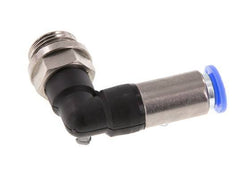 Steckverschraubung 8mm & G3/8'' männlich Selbstsicherndes Winkelstück Messing/PBT 0-10bar (0-145psi)