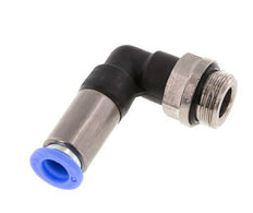 Steckverschraubung 8mm & G3/8'' männlich Selbstsicherndes Winkelstück Messing/PBT 0-10bar (0-145psi)