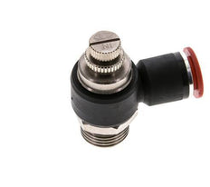 Flow Control Silencer Meter-In Elbow 12 mm - G1/2'' Brass/PA 66