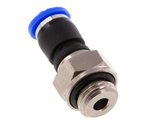 6mm & G1/4'' Drehgelenk Einsteck-Außengewinde Vernickeltes Messing/PBT NBR Drehbar