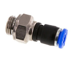 6mm & G1/4'' Drehgelenk Einsteck-Außengewinde Vernickeltes Messing/PBT NBR Drehbar