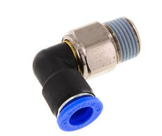 12mm & R1/2'' Ellbogen-Drehgelenk Einsteck-Außengewinde Vernickeltes Messing/PBT NBR Drehbar