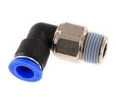 12mm & R1/2'' Ellbogen-Drehgelenk Einsteck-Außengewinde Vernickeltes Messing/PBT NBR Drehbar