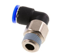 12mm & R1/2'' Ellbogen-Drehgelenk Einsteck-Außengewinde Vernickeltes Messing/PBT NBR Drehbar
