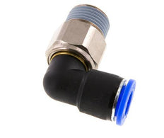 12mm & R1/2'' Ellbogen-Drehgelenk Einsteck-Außengewinde Vernickeltes Messing/PBT NBR Drehbar
