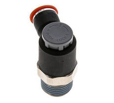 Flow Control Valve Meter-In Elbow 10 mm - R1/2'' Brass/PA 66 Locknut