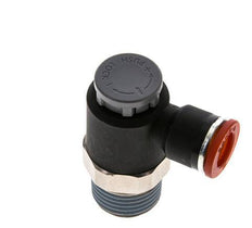 Durchflussregelventil Meter-In-Winkelstück 10 mm - R1/2'' Messing/PA 66 Sicherungsmutter