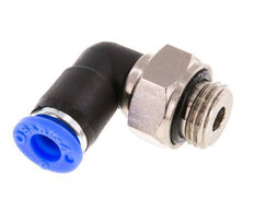 6mm & G1/4'' Winkel-Drehgelenk Einsteck-Außengewinde Vernickeltes Messing/PBT NBR Drehbar