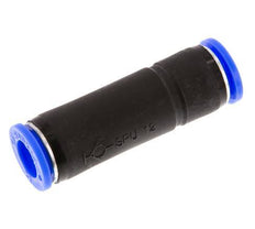 Push-In Fitting 12mm Auto Shut-Off Brass/PBT 0-10bar (0-145psi)