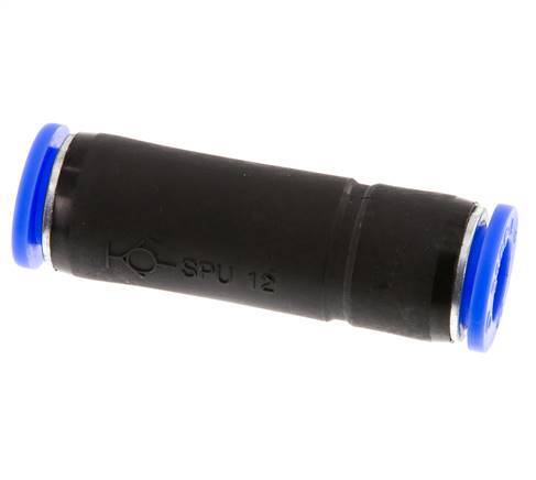 Steckverschraubung 12mm Selbstverriegelung Messing/PBT 0-10bar (0-145psi)