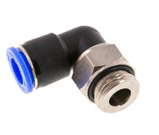 12mm & G1/2'' Winkel-Drehgelenk Einsteck-Außengewinde Vernickeltes Messing/PBT NBR Drehbar