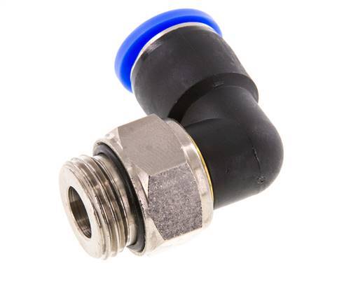 12mm & G1/2'' Winkel-Drehgelenk Einsteck-Außengewinde Vernickeltes Messing/PBT NBR Drehbar