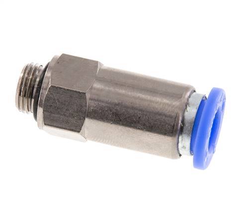 Push-In-Rückschlagventil 8mm & G1/8'' Außengewinde Messing/PBT 0,2-10bar (3-145psi) Gewinde-Schlauch