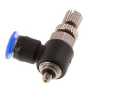 Durchflussregelungs-Schalldämpfer-Abflusswinkel 4 mm - M3 Messing/PBT