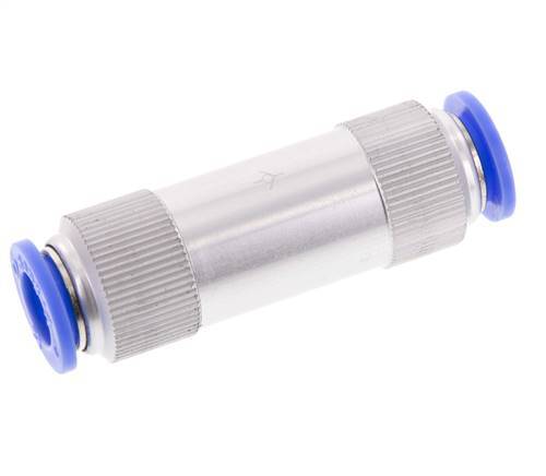 Push-In-Rückschlagventil 12mm Aluminium 0,2-10bar (3-145psi)