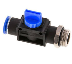 3/2-Wege-Absperr-Handventil 12 mm - G1/2'' Kunststoff/Messing Gewindeseitige Entlüftung