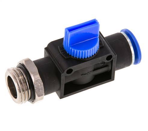 3/2-Wege-Absperr-Handventil 12 mm - G1/2'' Kunststoff/Messing Gewindeseitige Entlüftung