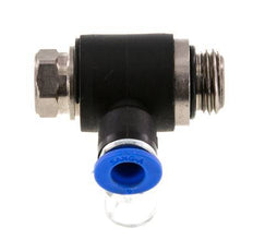 Durchflussregelungs-Schalldämpfer Auslasskrümmer 6 mm - G1/4'' Messing/PA 66 Schlitzschraube