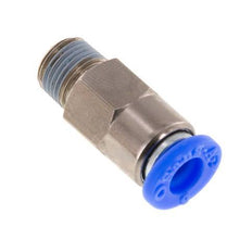 Steckverschraubung 6mm & R1/8'' männlich Selbstsichernd Messing/PBT 0-10bar (0-145psi) [2 Stück]