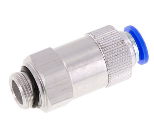 Push-In-Rückschlagventil 10mm & G3/8'' Außengewinde Aluminium 0,2-10bar (3-145psi) Gewinde-Schlauch
