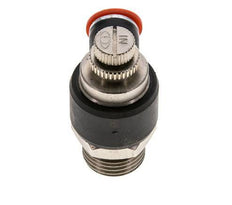 Flow Control Silencer Meter-In Elbow 10 mm - G1/2'' Brass/PA 66