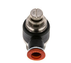 Durchflussregelung Schalldämpfer Meter-In Winkel 10 mm - G1/2'' Messing/PA 66