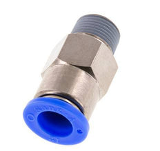Steckverschraubung 8mm & R1/8'' männlich Selbstsichernd Messing/PBT 0-10bar (0-145psi)