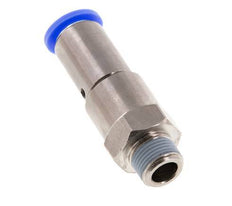 12mm & R3/8'' Schnelldrehgelenk Einsteck-Außengewinde Vernickeltes Messing/PBT NBR Drehbar