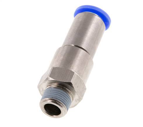 12mm & R3/8'' Schnelldrehgelenk Einsteck-Außengewinde Vernickeltes Messing/PBT NBR Drehbar