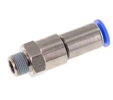 12mm & R3/8'' Schnelldrehgelenk Einsteck-Außengewinde Vernickeltes Messing/PBT NBR Drehbar