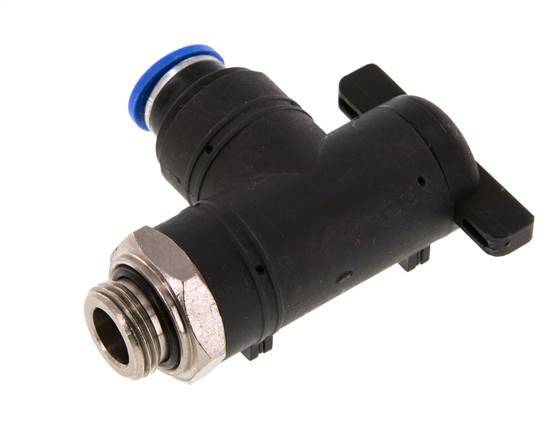 2-Wege-Kugelhahn mit Winkel 10 mm - G3/8'' Kunststoff/Messing