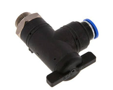 2-Wege-Kugelhahn mit Winkel 10 mm - G3/8'' Kunststoff/Messing