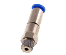 4mm & R1/8'' Schnelldrehgelenk Einsteck-Außengewinde Vernickeltes Messing/PBT NBR Drehbar