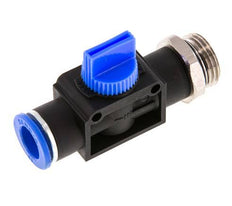 3/2-Wege-Absperr-Handventil 12 mm - G1/2'' Kunststoff/Messing Rohrseitige Entlüftung