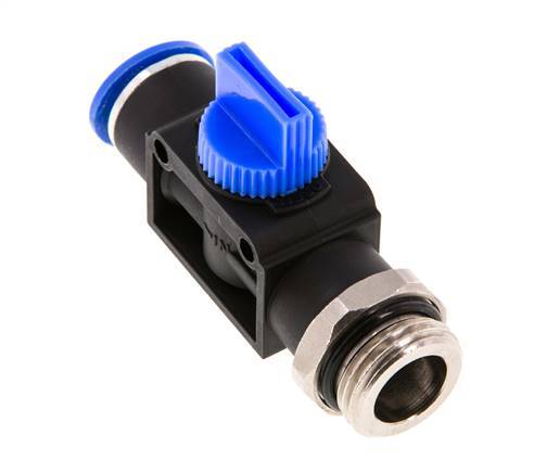 3/2-Way Shut-Off Hand Valve 12 mm - G1/2'' Plastic/Brass Tube-side venting