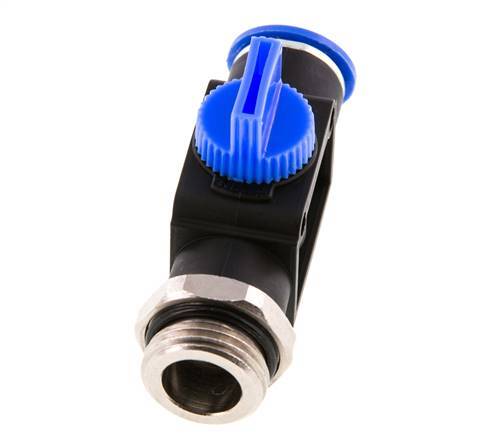 3/2-Way Shut-Off Hand Valve 12 mm - G1/2'' Plastic/Brass Tube-side venting