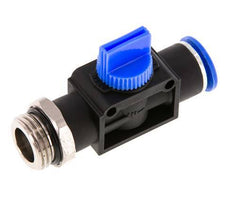 3/2-Way Shut-Off Hand Valve 12 mm - G1/2'' Plastic/Brass Tube-side venting