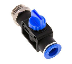3/2-Wege-Absperr-Handventil 12 mm - G1/2'' Kunststoff/Messing Rohrseitige Entlüftung