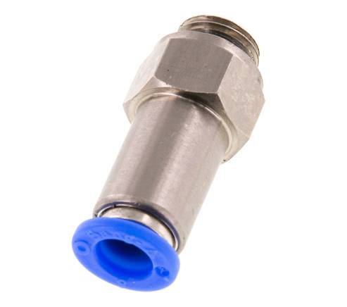 Push-In-Rückschlagventil 8mm & G1/4'' Außengewinde Messing/PBT 0,2-10bar (3-145psi) Schlauchgewinde