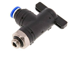 2-Wege-Winkel-Kugelhahn 6 mm - G1/8'' Kunststoff/Messing