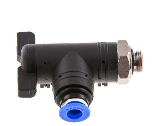 2-Wege-Winkel-Kugelhahn 6 mm - G1/8'' Kunststoff/Messing