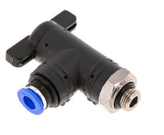 2-Wege-Winkel-Kugelhahn 6 mm - G1/8'' Kunststoff/Messing