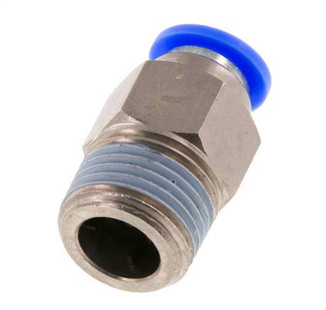 Steckverschraubung 10mm & R1/2'' männlich Selbstsichernd Messing/PBT 0-10bar (0-145psi)