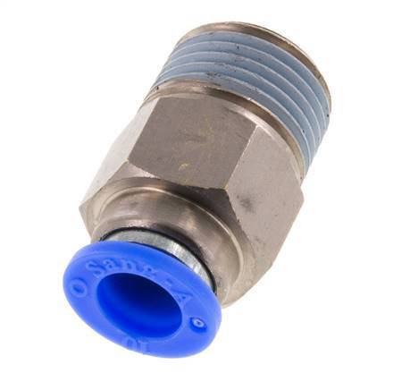 Steckverschraubung 10mm & R1/2'' männlich Selbstsichernd Messing/PBT 0-10bar (0-145psi)