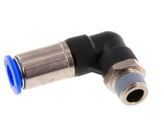 Steckverschraubung 12mm & R3/8'' männlich Selbstsicherndes Winkelstück Messing/PBT 0-10bar (0-145psi)