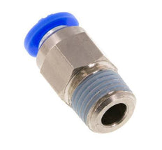 Steckverschraubung 6mm & R1/4'' männlich Selbstsichernd Messing/PBT 0-10bar (0-145psi) [2 Stück]